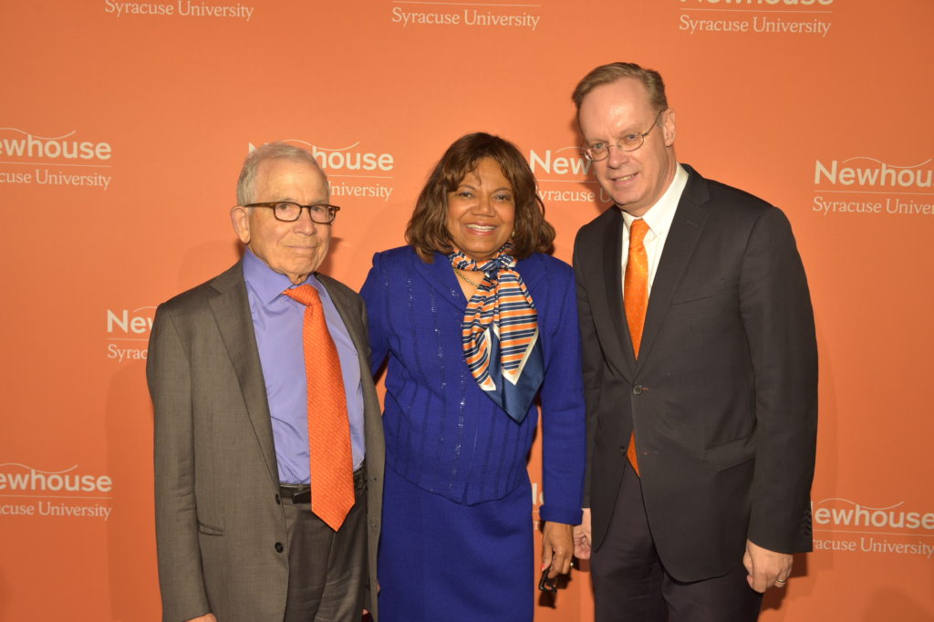 Donald Newhouse, Lorraine Branham and Kent Syverud